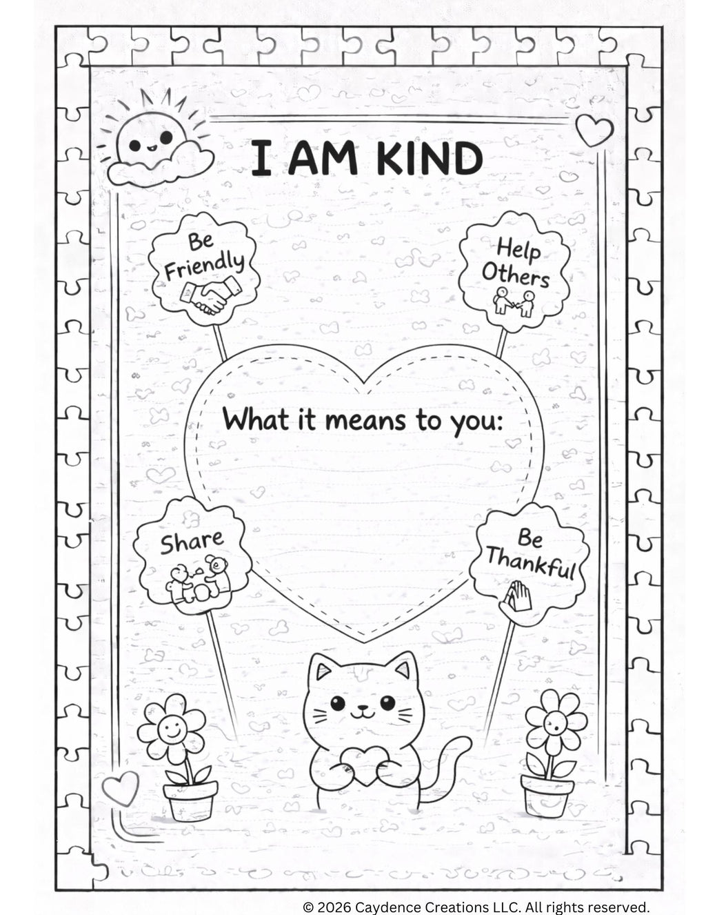 Kids Inspirational Coloring Book | Fun & Relaxing Activity Book | Printable Art for Children