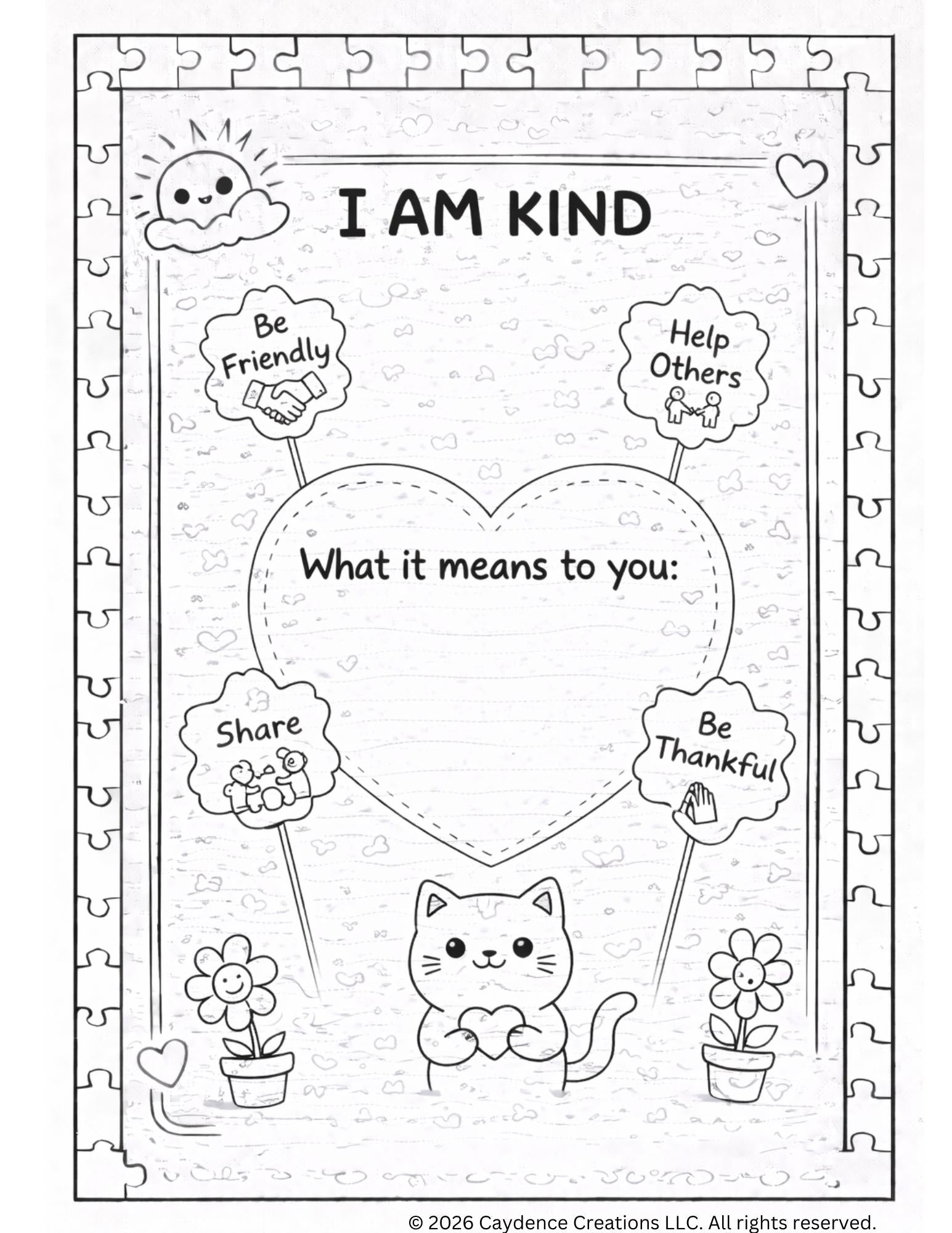 Kids Inspirational Coloring Book | Fun & Relaxing Activity Book | Printable Art for Children